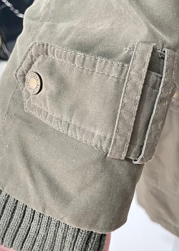 Kürk Detaylı Haki Ralph Lauren Palto - Görsel 4