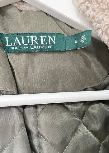 Kürk Detaylı Haki Ralph Lauren Palto - Görsel 10