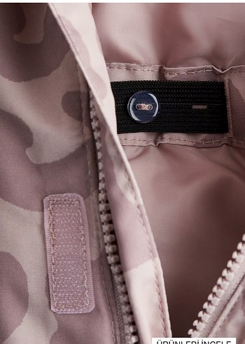 Leopar Desenli Kürklü Pembe Bebek Tulumu - Görsel 4