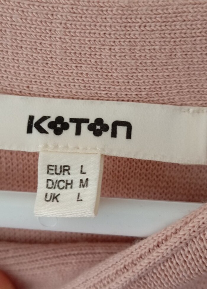 Pudra Pembesi Elbise L Beden - Görsel 5