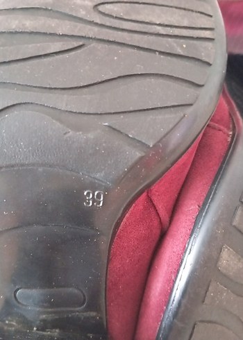 Bordo Süet Tokalı Kadın Topuklu Bot - Görsel 7