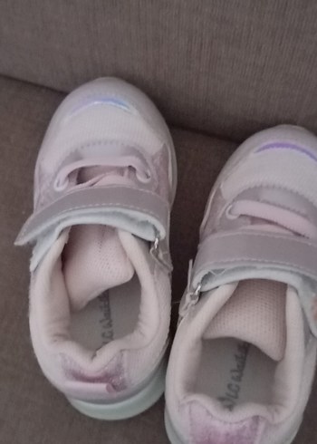 Kız Çocuk Pembe Cırtcırtlı Spor Ayakkabı - Görsel 6