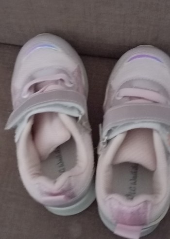 Kız Çocuk Pembe Cırtcırtlı Spor Ayakkabı - Görsel 5