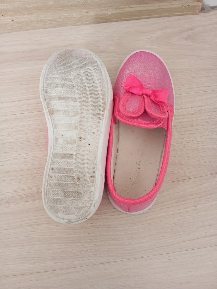 Fiyonklu Pembe Kız Çocuk Spor Ayakkabı - Görsel 4