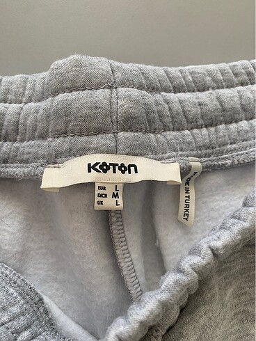 Koton koton L beden eşofman altı ama bence m beden gibi