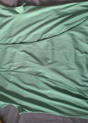 Yeşil Kısa Kollu Hamile Tişört - Görsel 3