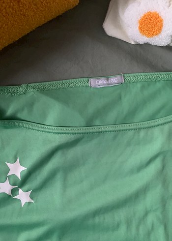 Yeşil Kısa Kollu Hamile Tişört - Görsel 2