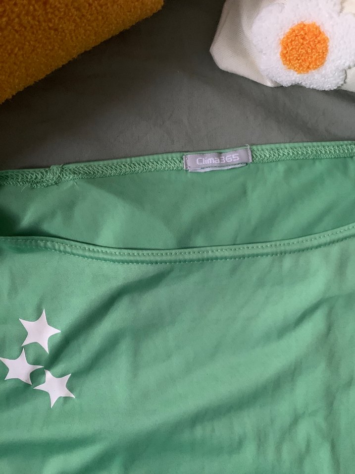 Yeşil Kısa Kollu Hamile Tişört - Görsel 2