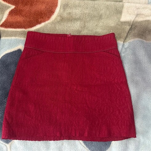 Diğer Bordo mini etek