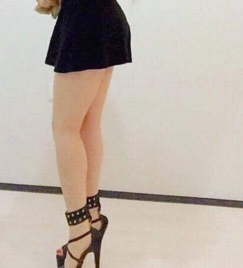 Siyah Deri Platform Topuklu Kadın Ayakkabı - Görsel 3