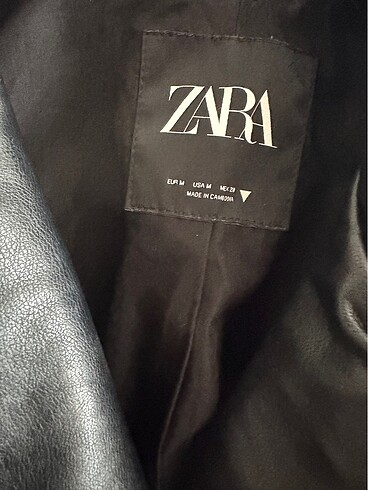 Zara Zara Deri Ceket