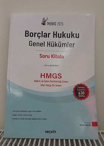 HMGS Borçlar Hukuku Genel Hükümler Soru Kitabı Themis 2025