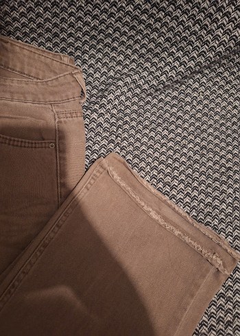 Diğer Regular Fit Pantolon Açık Kahve