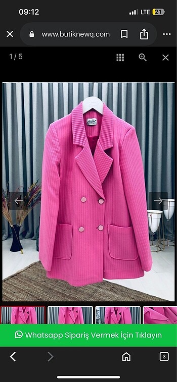 Blazer ceket