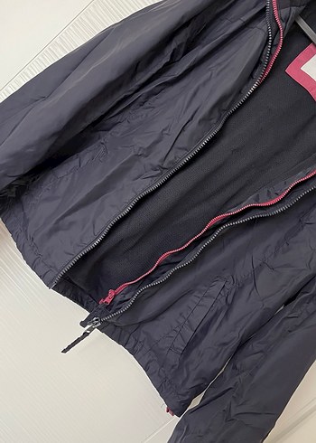 Fermuarlı Siyah Kadın Spor Ceket - Görsel 3