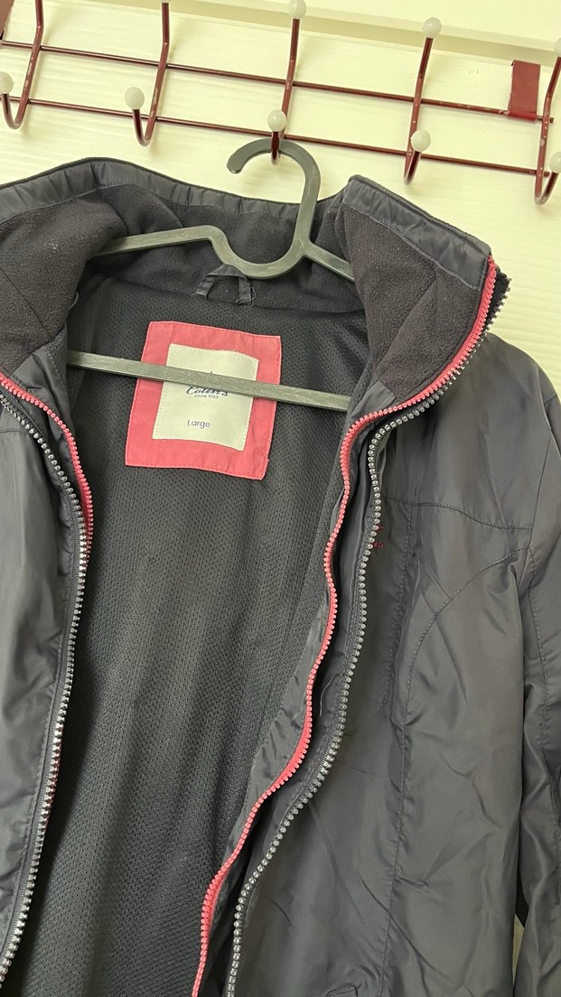 Fermuarlı Siyah Kadın Spor Ceket - Görsel 2