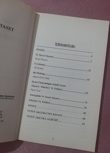  Beden Renk Üç tarz-ı siyaset