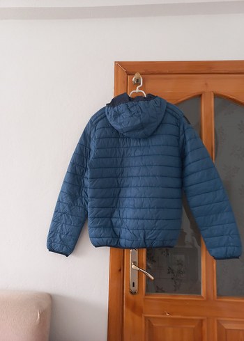 Mavi Fermuarlı Erkek mont - Görsel 2