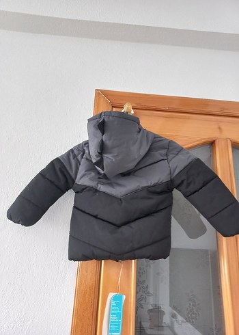 Gri Erkek Çocuk Fermuarlı Mont - Görsel 2