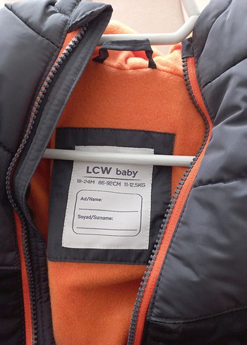 Gri Erkek Çocuk Fermuarlı Mont - Görsel 5