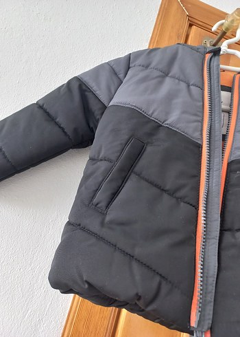 Gri Erkek Çocuk Fermuarlı Mont - Görsel 4