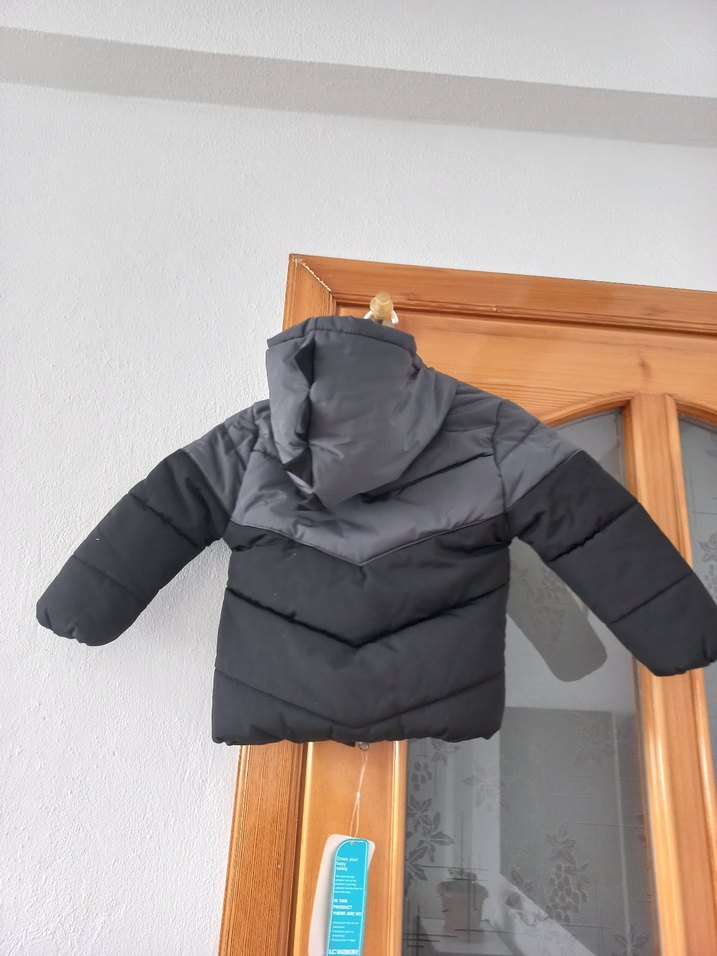 Gri Erkek Çocuk Fermuarlı Mont - Görsel 2