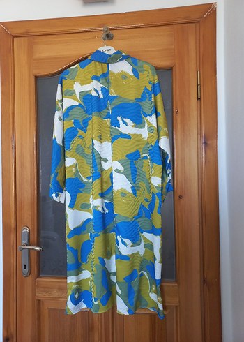 Uzun Bağlama Desenli Kadın kimono - Görsel 6