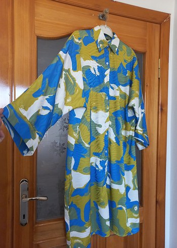 Uzun Bağlama Desenli Kadın kimono - Görsel 3