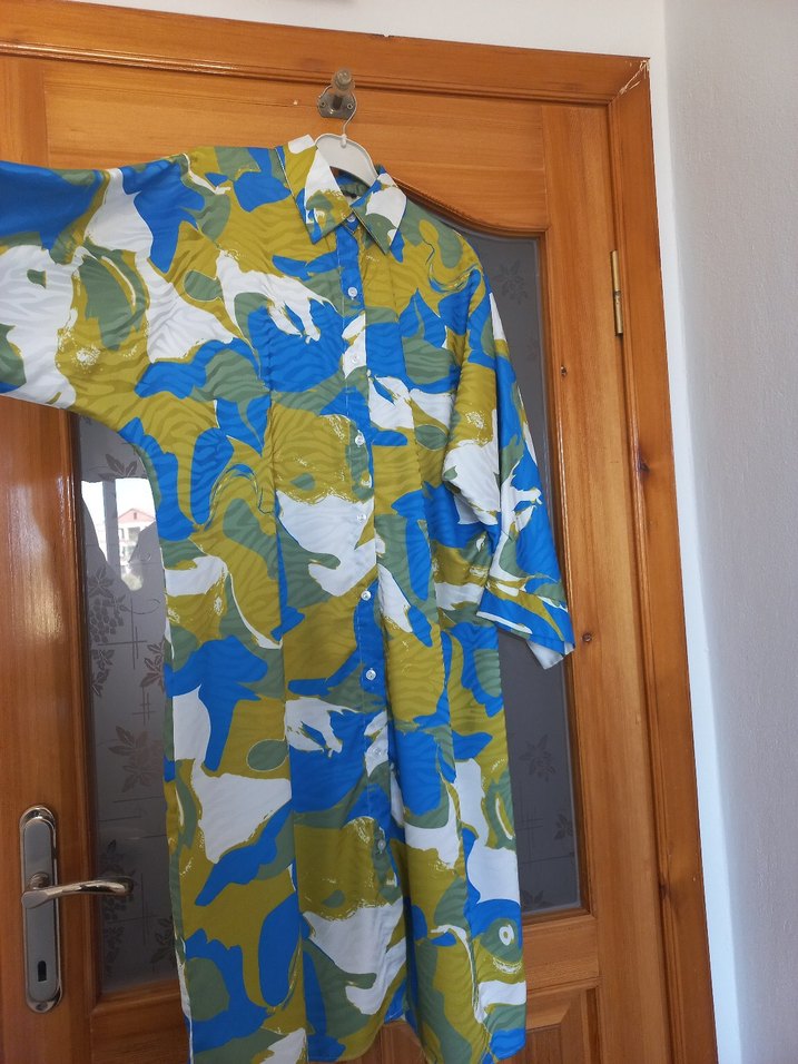 Uzun Bağlama Desenli Kadın kimono - Görsel 4