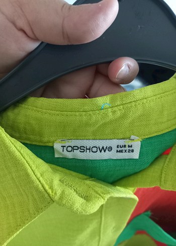 Renkli Düğmeli Uzun Kollu Kadın Gömlek - Görsel 3