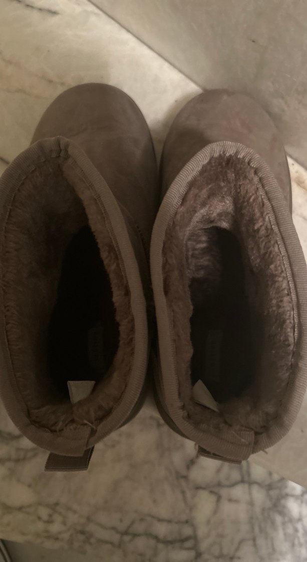 Kürklü Vizon Süet Kadın Bot - Görsel 4