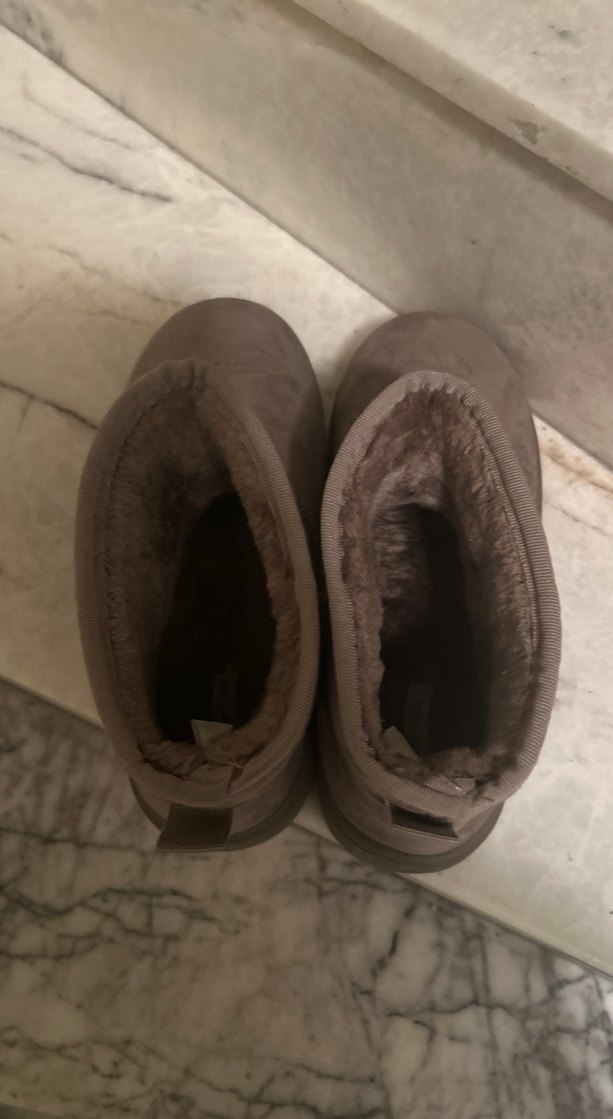 Kürklü Vizon Süet Kadın Bot - Görsel 3