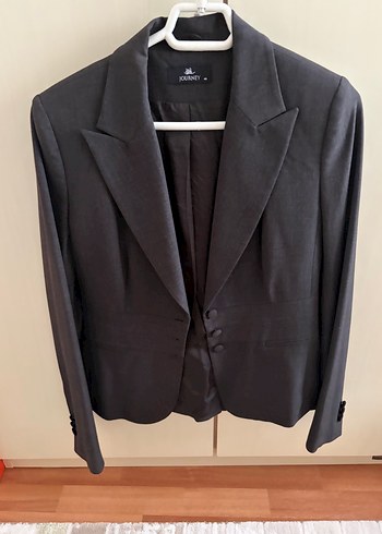 Zara Sikligin Simgesi Siyah Kisa Blazer Ceket