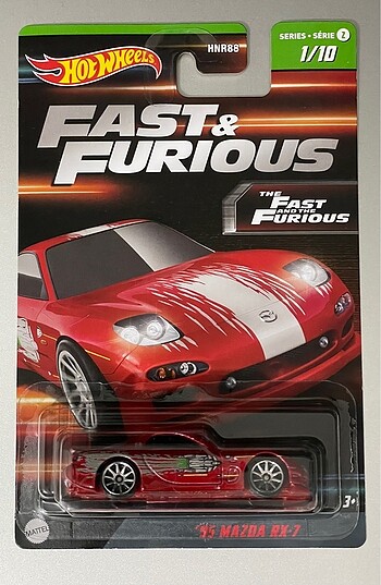  Beden Hot Wheels Fast&Furious Rx7