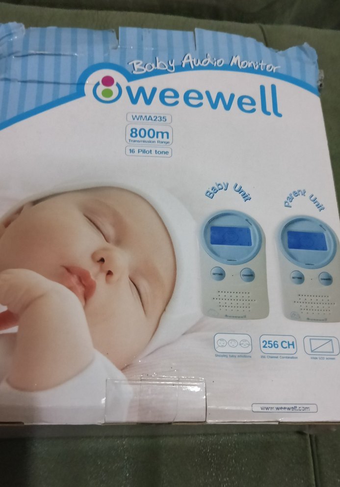 Weewell Bebek Telsizi İki Adet Beyaz - Görsel 2