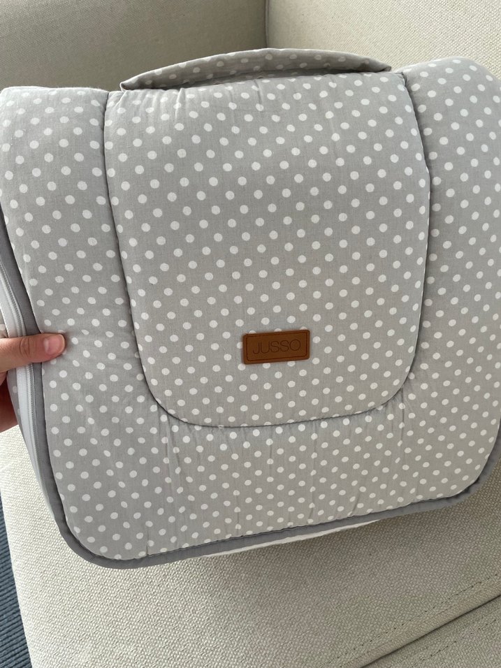 Gri Bebek Yatağı Oyuncaklı - Görsel 4