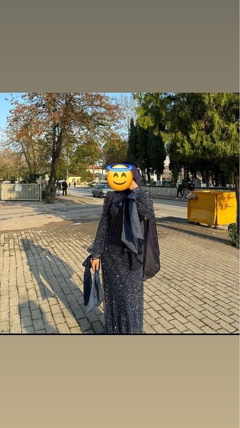 Lacivert taşlı abiye ????