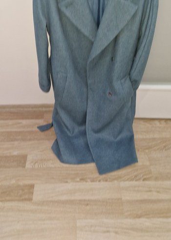 Mavi Kadın Kaban - Görsel 7