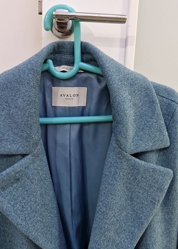 Mavi Kadın Kaban - Görsel 4