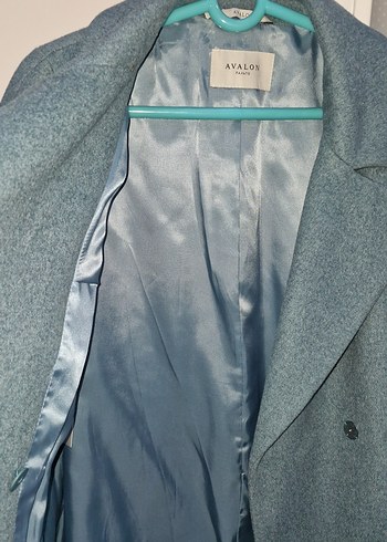 Mavi Kadın Kaban - Görsel 5