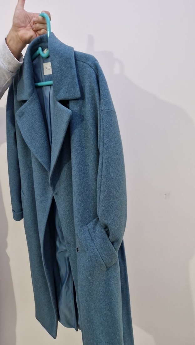 Mavi Kadın Kaban - Görsel 2