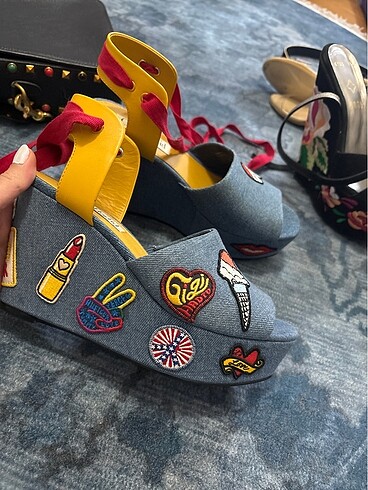39,5 Beden mavi Renk TOMY HILFIGER GİGİ HADİD