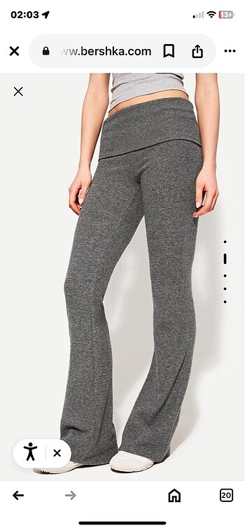 Bershka bershka ispanyol paça pantolon