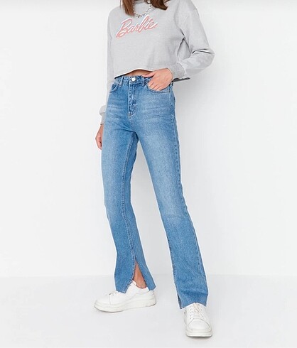 Boru paça jeans