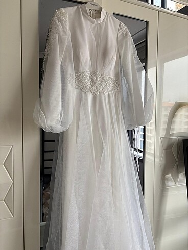 Tül abiye ( Nikah elbisesi)
