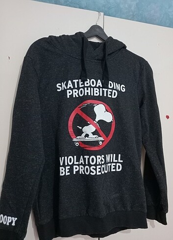 Peanuts Snoopy baskılı Sweatshirt 