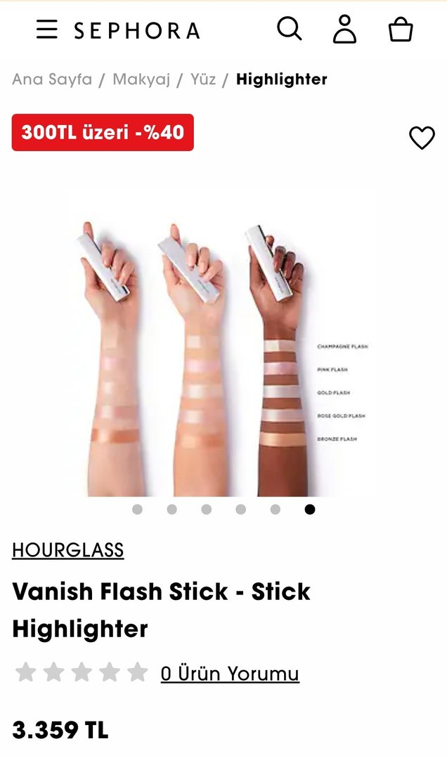 Hourglass Vanish Stick Aydınlatıcı - Görsel 5