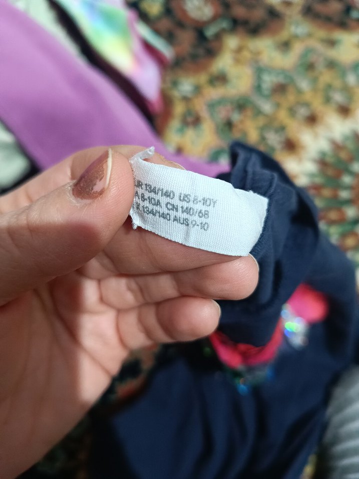 Kız Çocuk Renkli Fırfırlı Tişört - Görsel 3