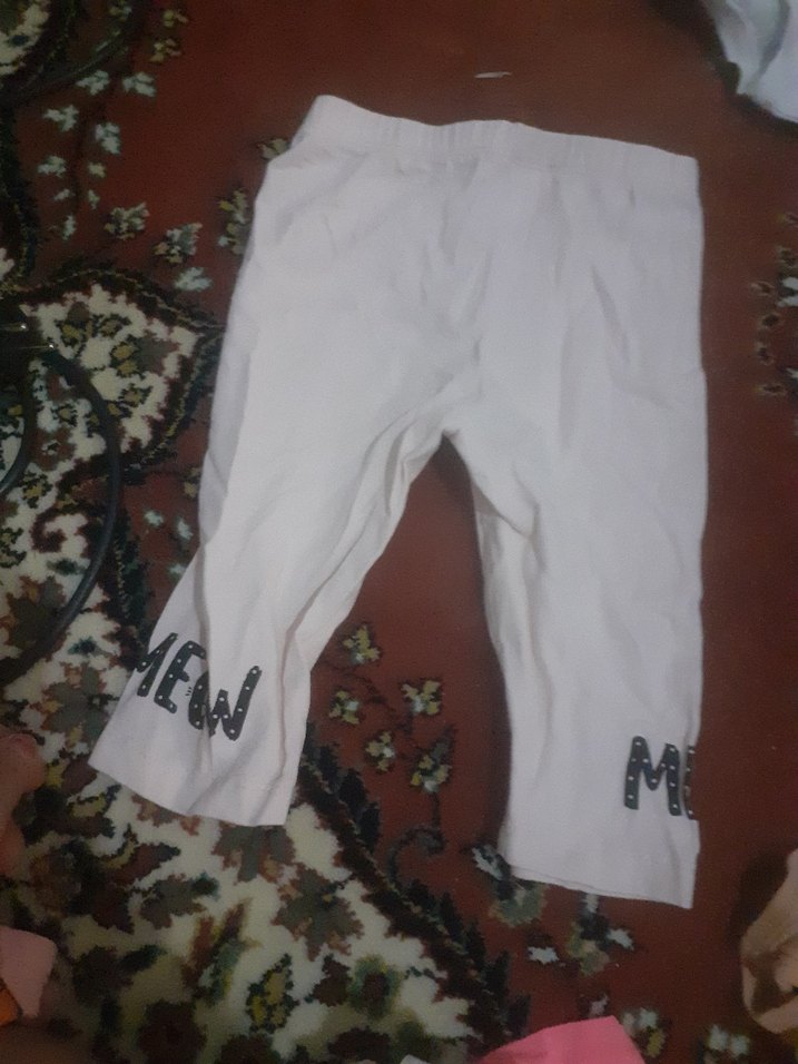 Beyaz Baskılı Düğmeli Kedi Kıyafeti - Görsel 4