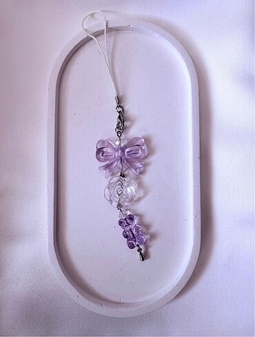 Mor telefon charm
